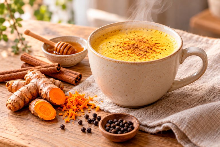 Leche dorada (golden milk)