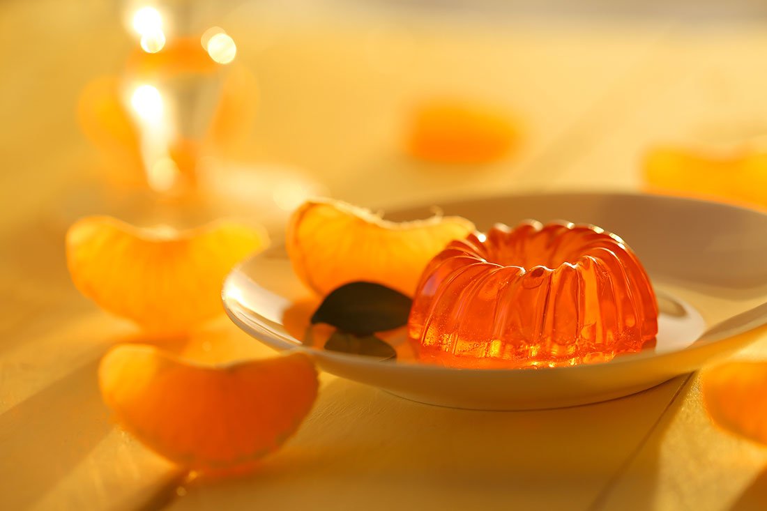gelatina de mandarina