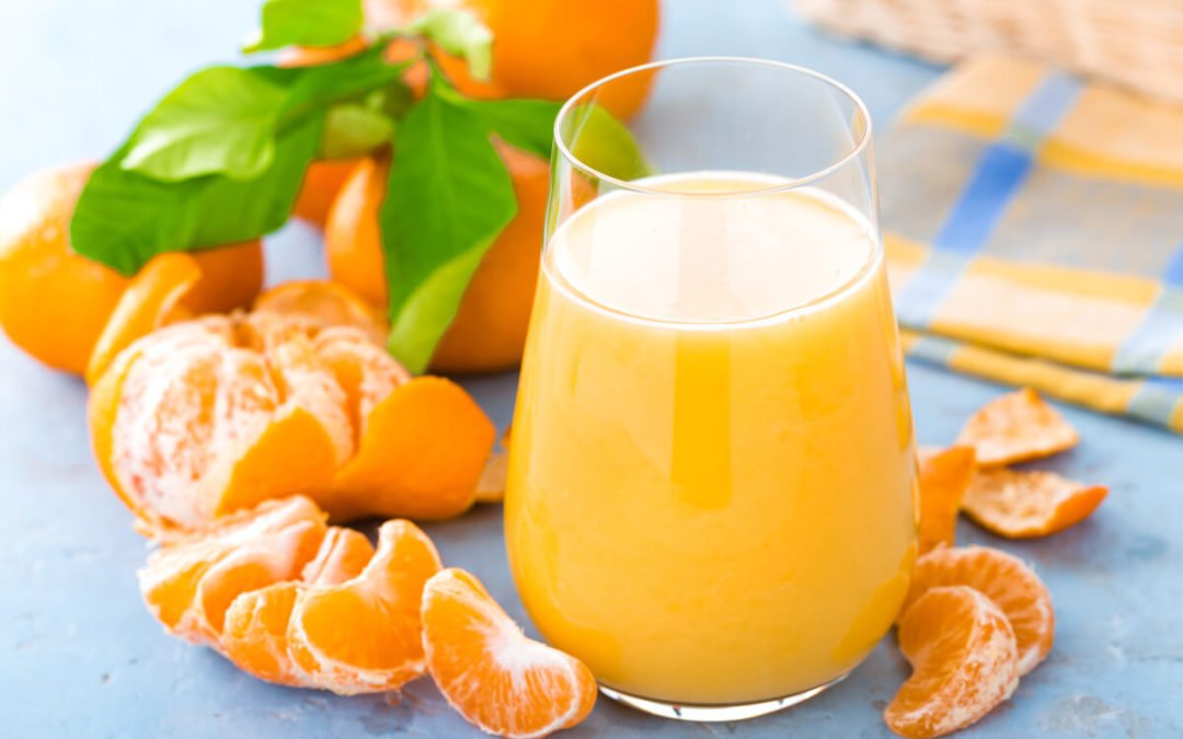 Jugo de mandarina con miel